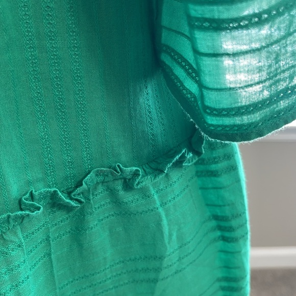 Draper James Avery Shirtdress in Mint Green Dobby Stripe, Medium - Picture 7 of 16